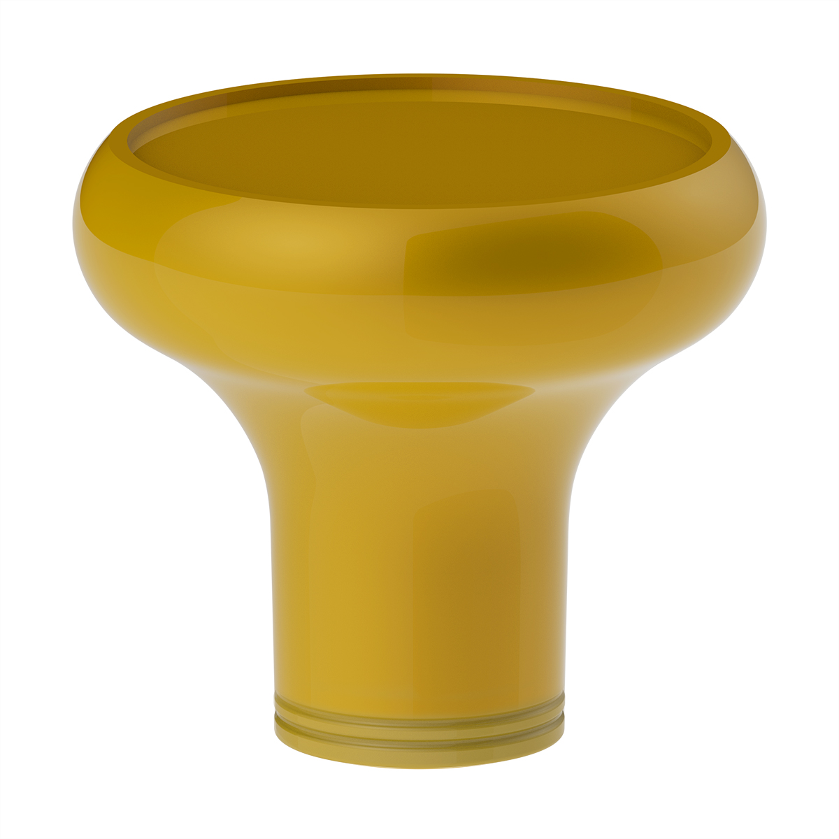 Deluxe Aluminum Screw-On Air Valve Knob With Multi-Color Glossy Tractor Sticker - Electric Yellow - Thumbnail 2