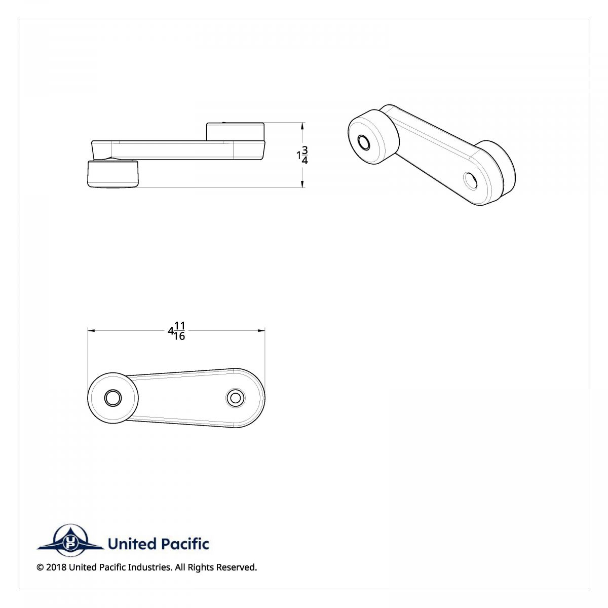 Chrome Window Crank For Freightliner - Thumbnail 5