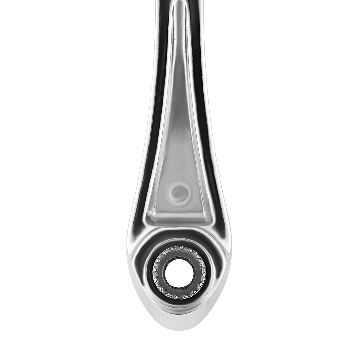 Chrome Die-Cast Window Crank With 16-Spline 7/16” OD Adapter - Green Crystal - Thumbnail 6