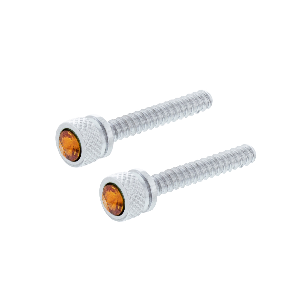 Chrome Long Dash Screw With Copper Crystal For Freightliner (2-Pack) - Thumbnail 2