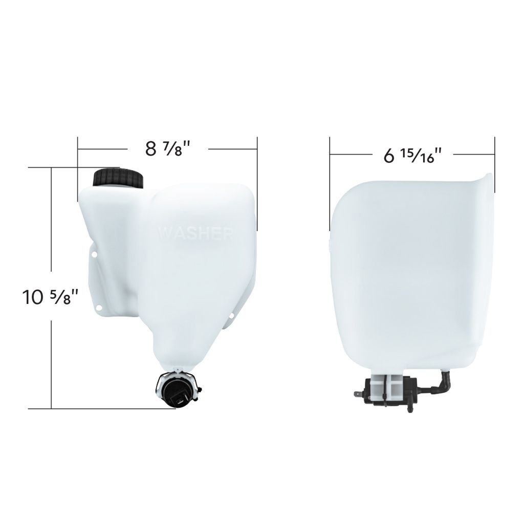 Washer Fluid Reservoir For 1989-2007 Peterbilt 379