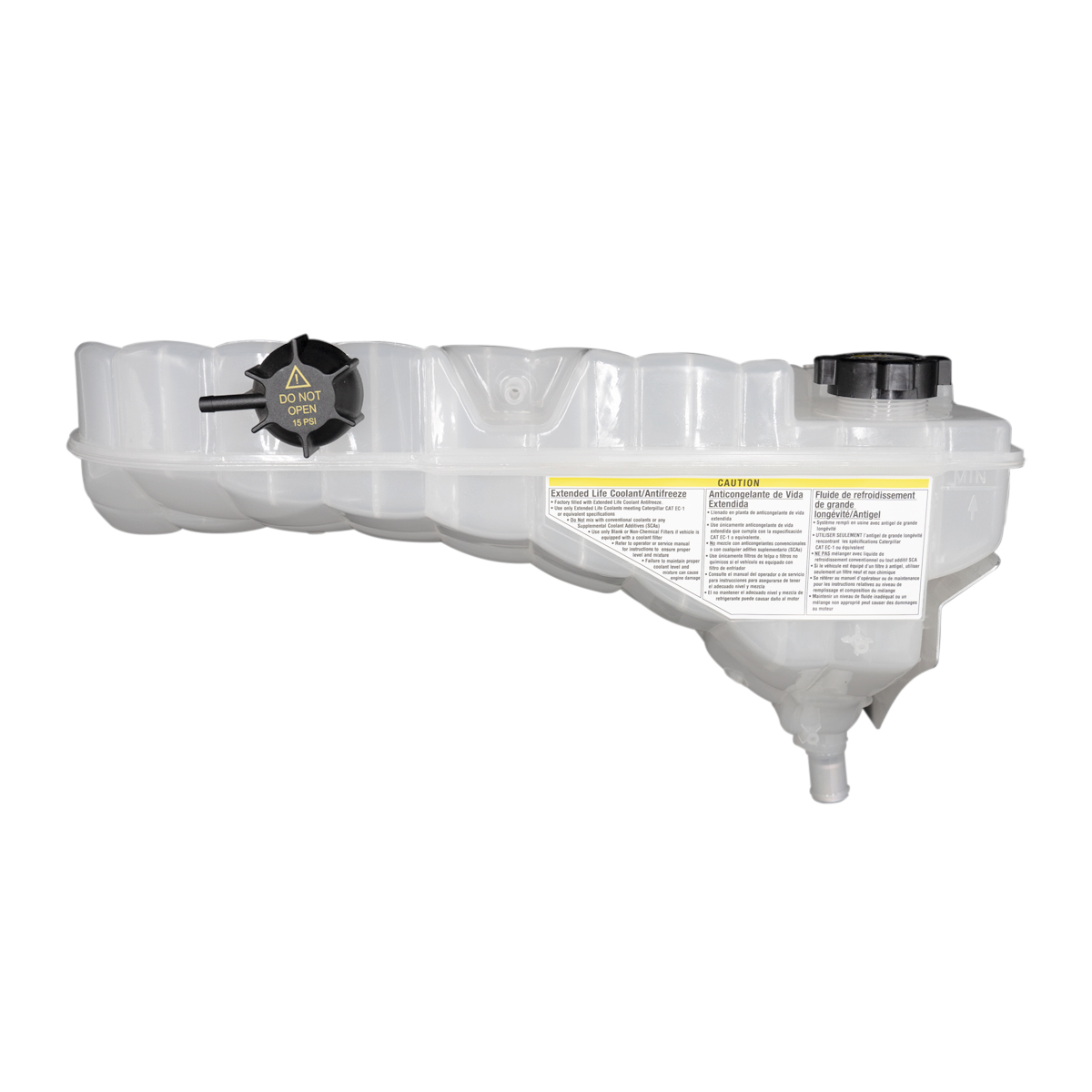 Pressurized Coolant Reservoir & Coolant Level Sensor For 2008-2022 Peterbilt 389 & Kenworth W900 - Thumbnail 3