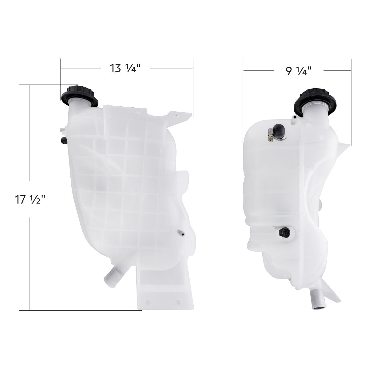 Pressurized Coolant Reservoir & Coolant Level Sensor For 2002-2017 International Durastar