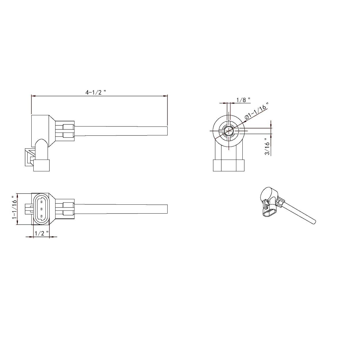 Coolant Level Sensor for 2017-2021 Kenworth T680 - Thumbnail 8