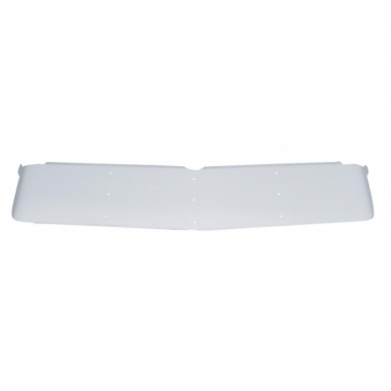 12" Stainless Curved Windshield Drop Visor For 1995-2006 Kenworth W900 - Thumbnail 2