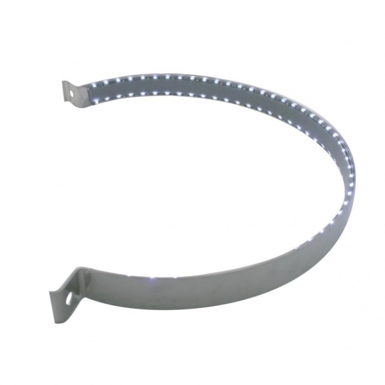 15" Stainless Peterbilt Air Cleaner Mounting Strap - 1-1/2" Wide (Bulk) - Thumbnail 3