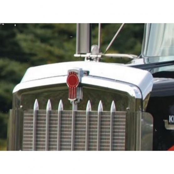 430 Stainless Steel Bug Shield For Kenworth W900L - Thumbnail 2
