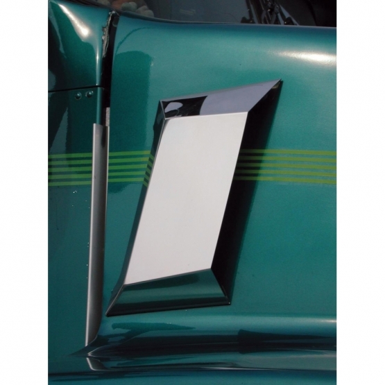 Stainless Kenworth T600/T800 Air Intake Cover - Thumbnail 2