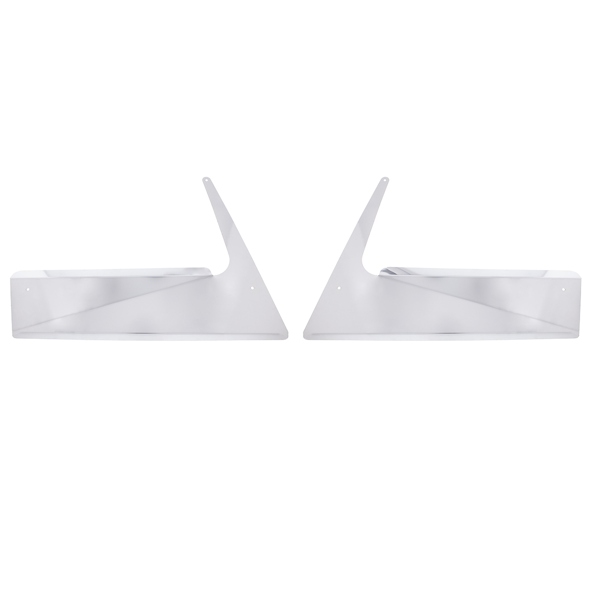 Stainless Kenworth T800 Aerocab Fender Guards - Thumbnail 7