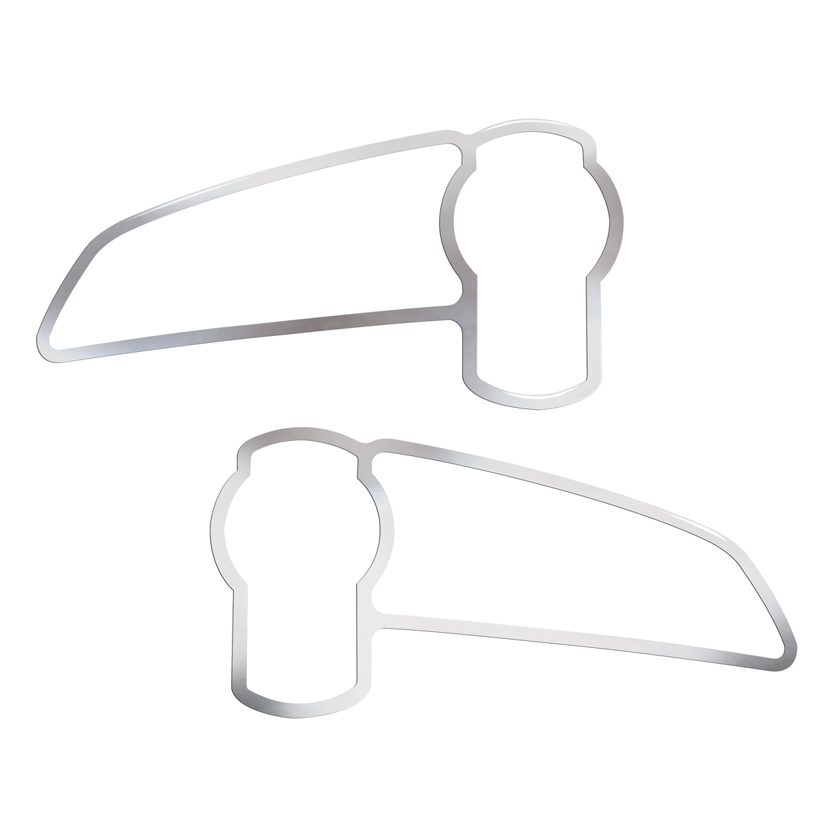 Stainless 2008+ Kenworth T660/T370 Air Intake Logo Trim - Thumbnail 3