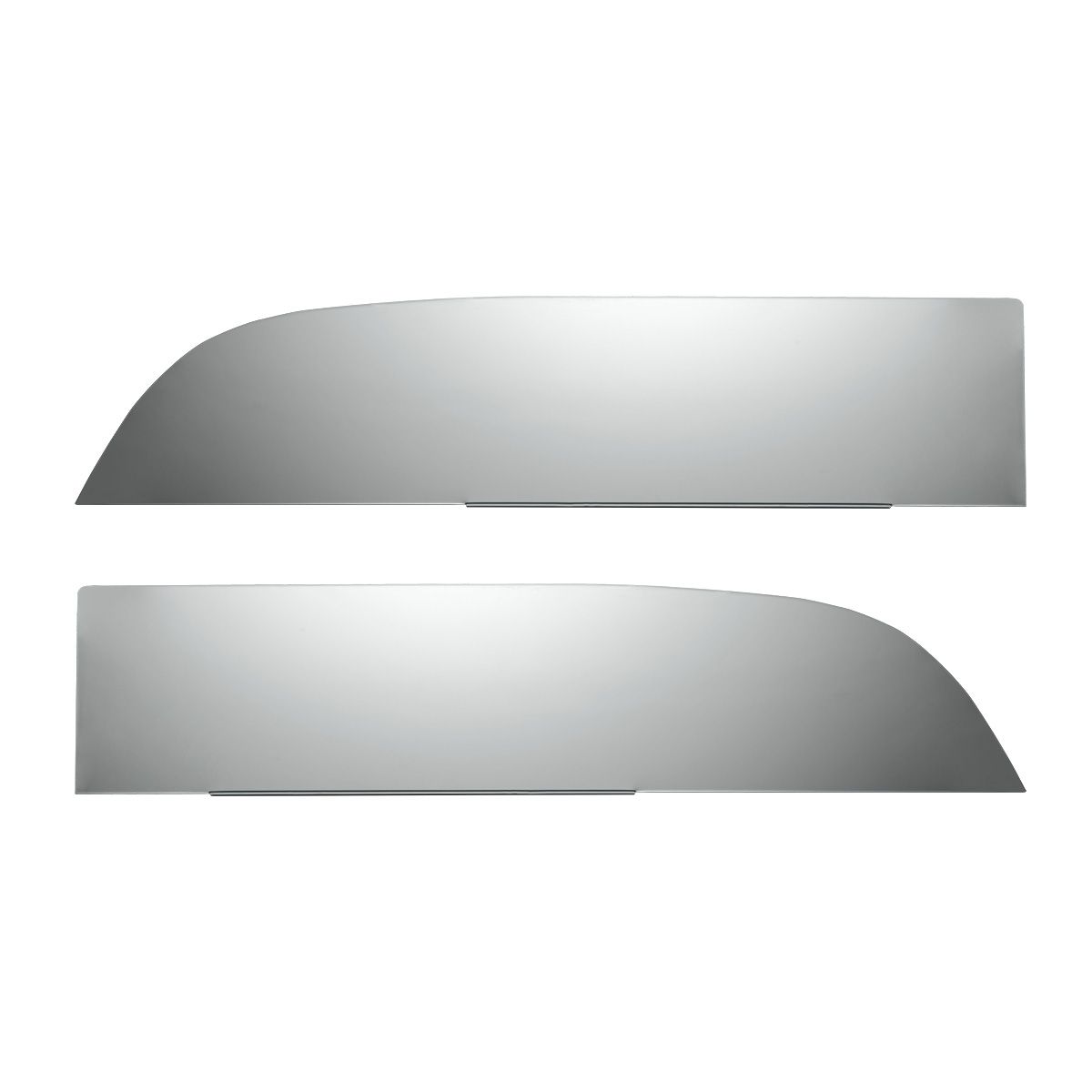 Stainless 8" Chopped Window Trim For Kenworth T680/T880 Trucks