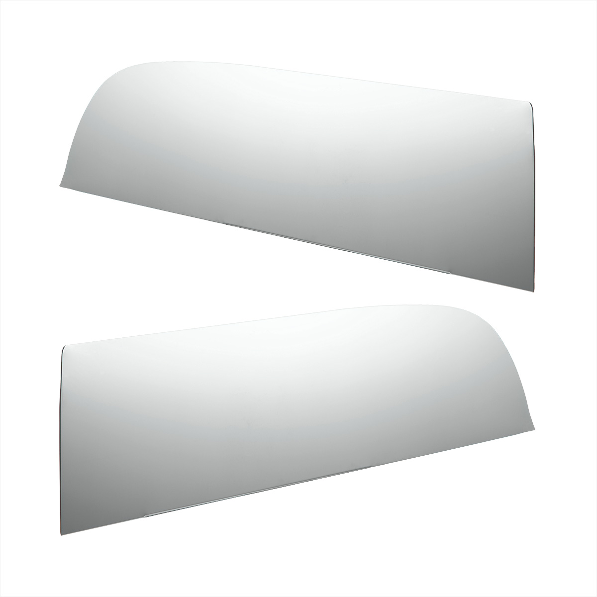 Stainless 8" Chopped Window Trim For Kenworth T680/T880 Trucks - Thumbnail 2