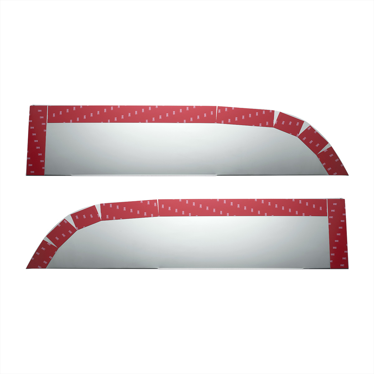 Stainless 8" Chopped Window Trim For Kenworth T680/T880 Trucks - Thumbnail 3