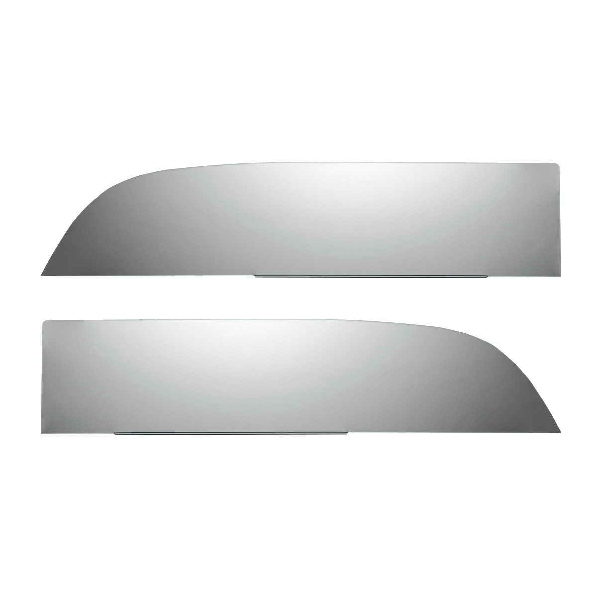 Stainless 8" Chopped Window Trim For Kenworth T680/T880 Trucks - Thumbnail 4