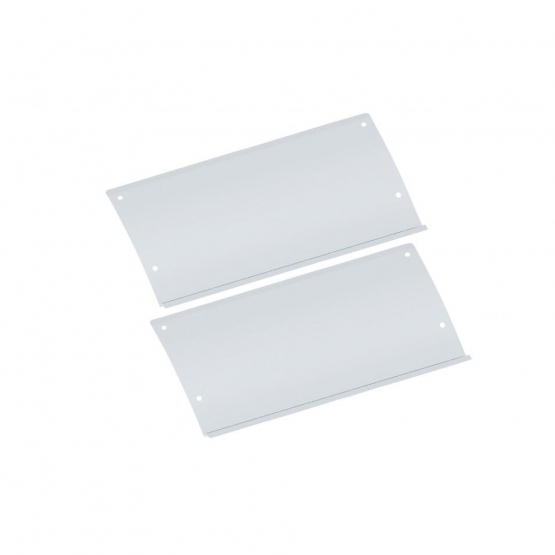 Polished Stainless Steel Lower Rear Step Kick Plates For 2003-05 Volvo VN Series