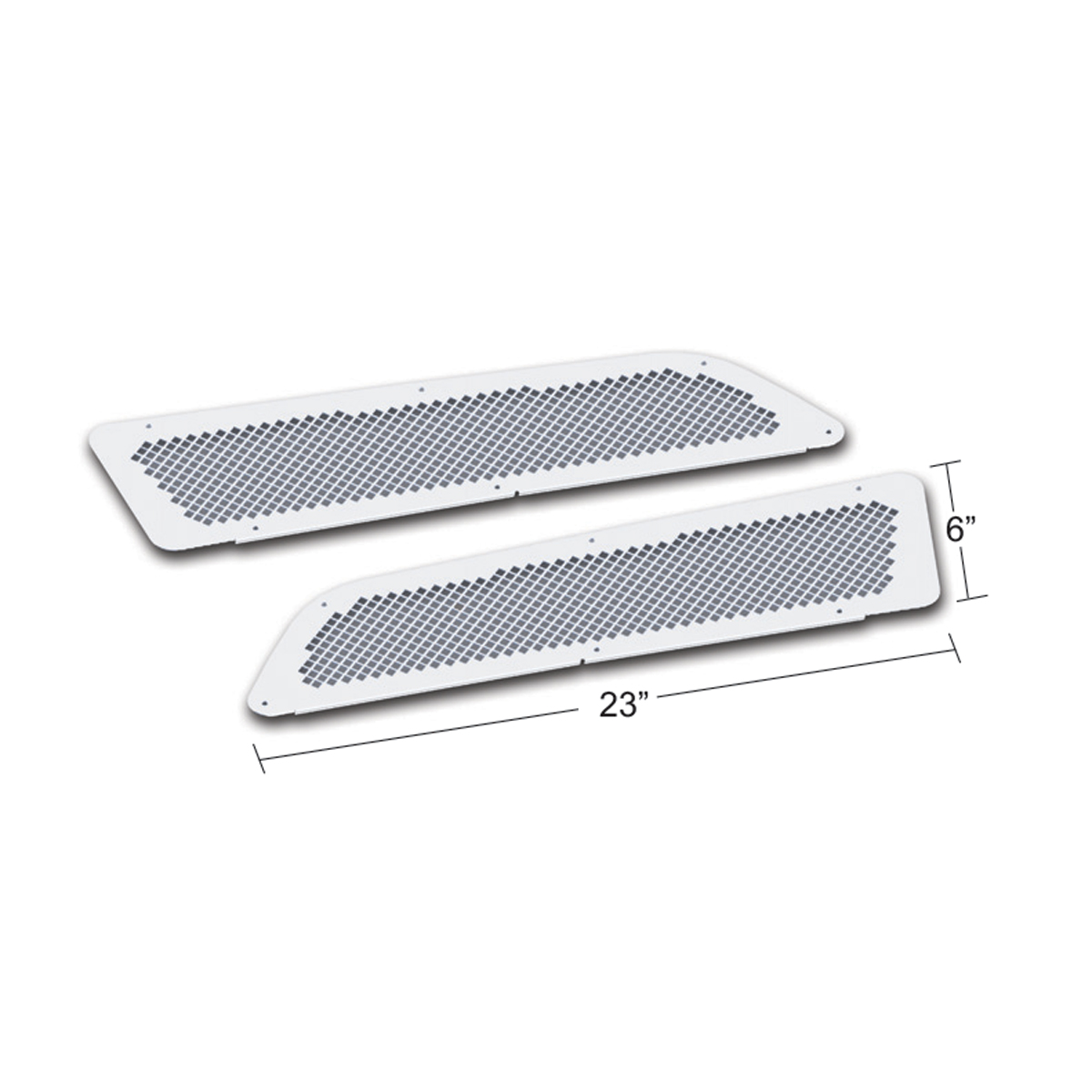 Stainless Air Intake Grille For 2014+ Kenworth T880 - Thumbnail 3