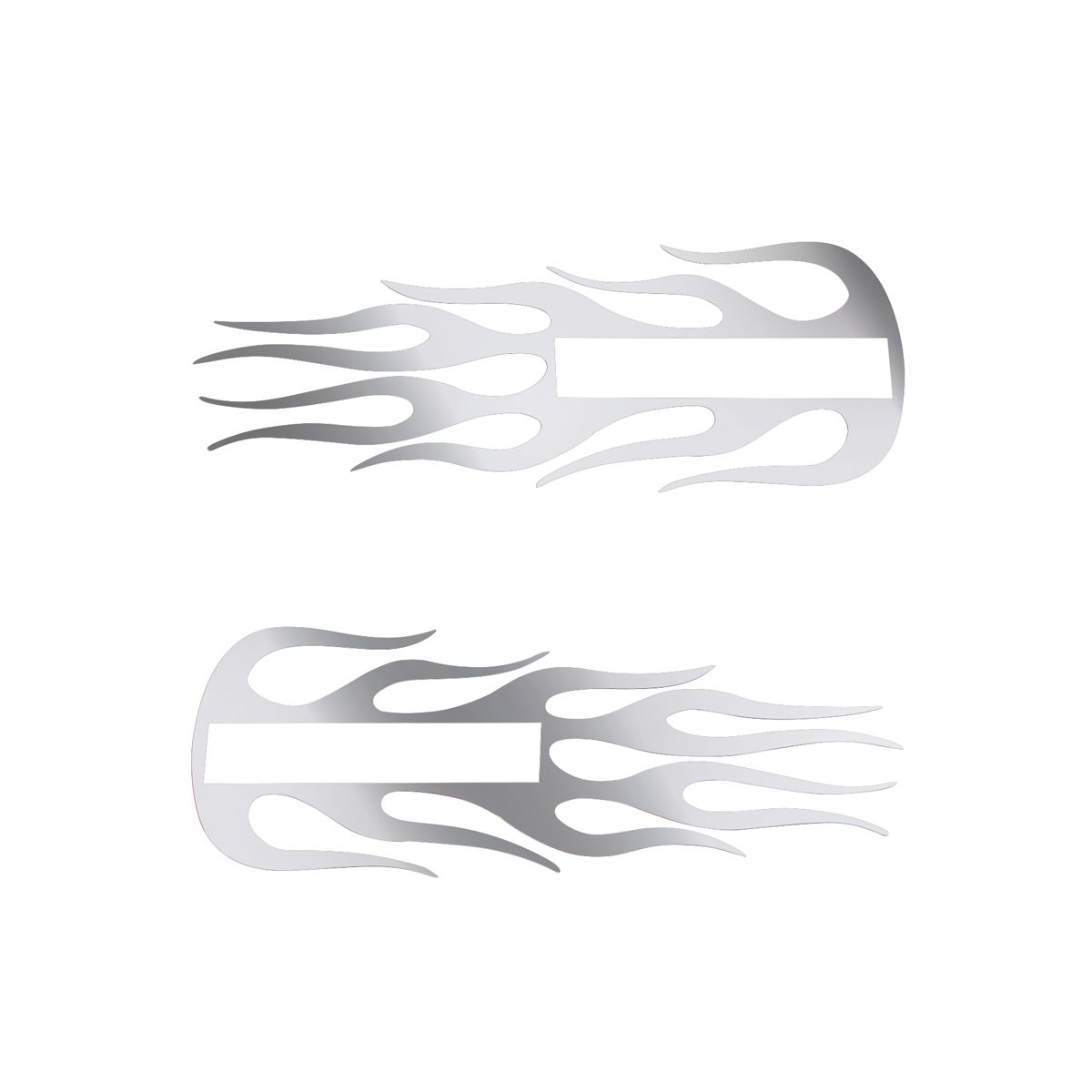 Stainless Hood Emblem Accent Flame For All Kenworth Models