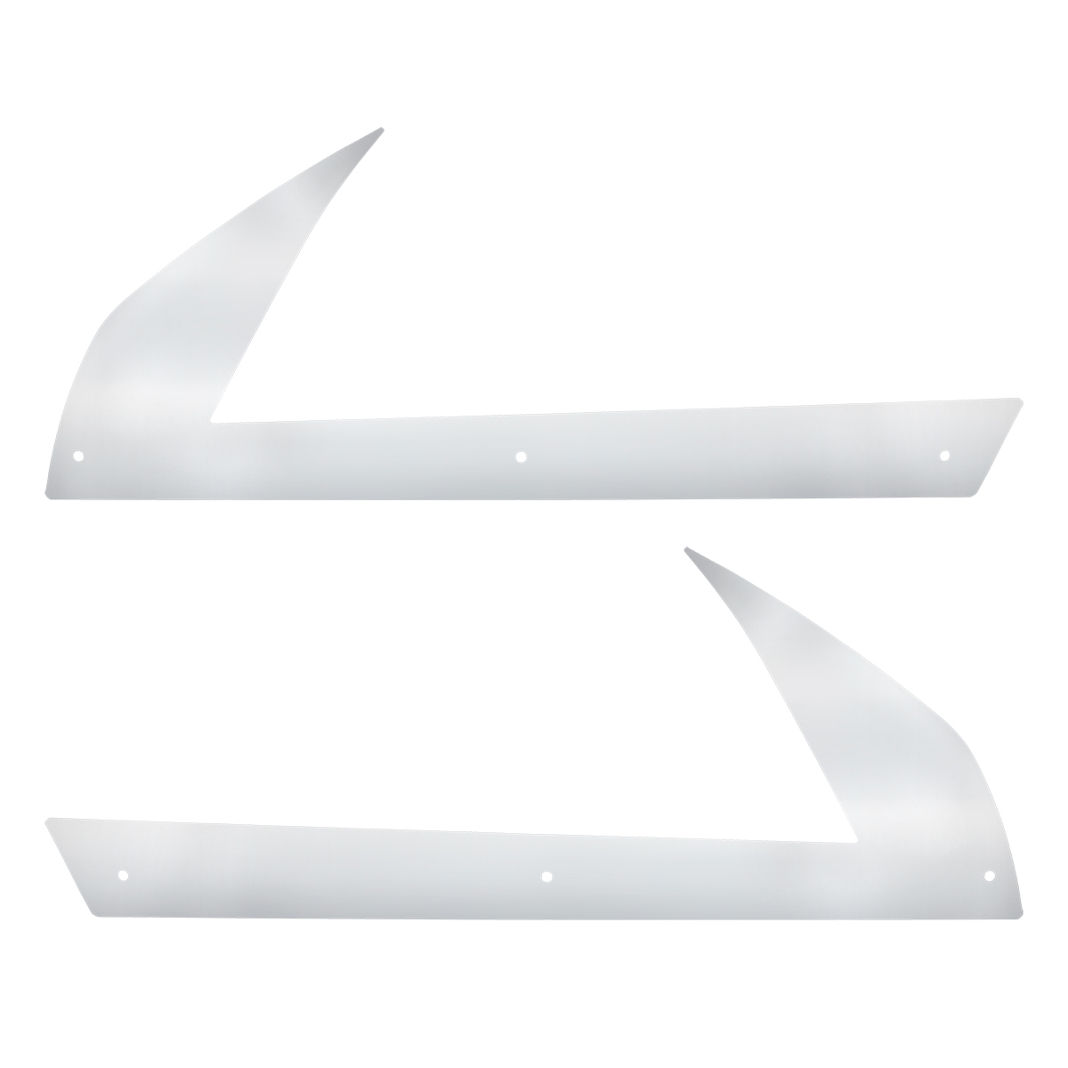 430 SS Below Headlight Fender Guards For 2018-2024 Freightliner Cascadia (Pair) - Thumbnail 5