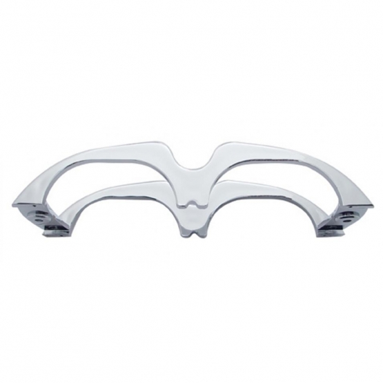 Chrome Plastic Turtle Back Lens Guard - Thumbnail 2