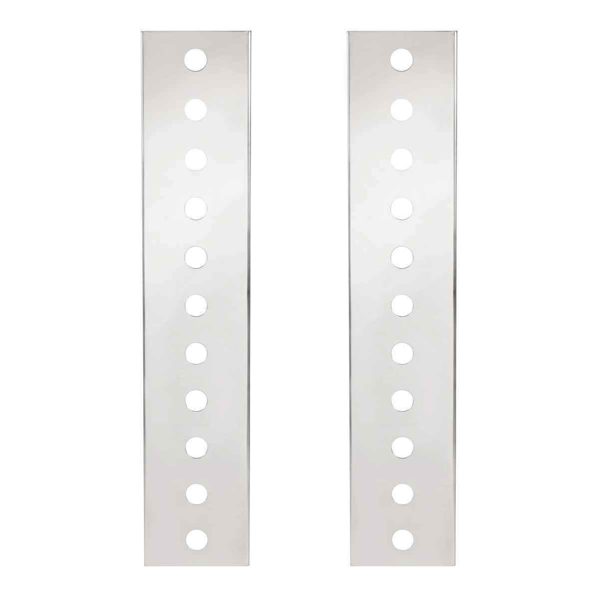 Peterbilt Stainless Front Air Cleaner Bracket Only - 22 Mini Light Cutouts