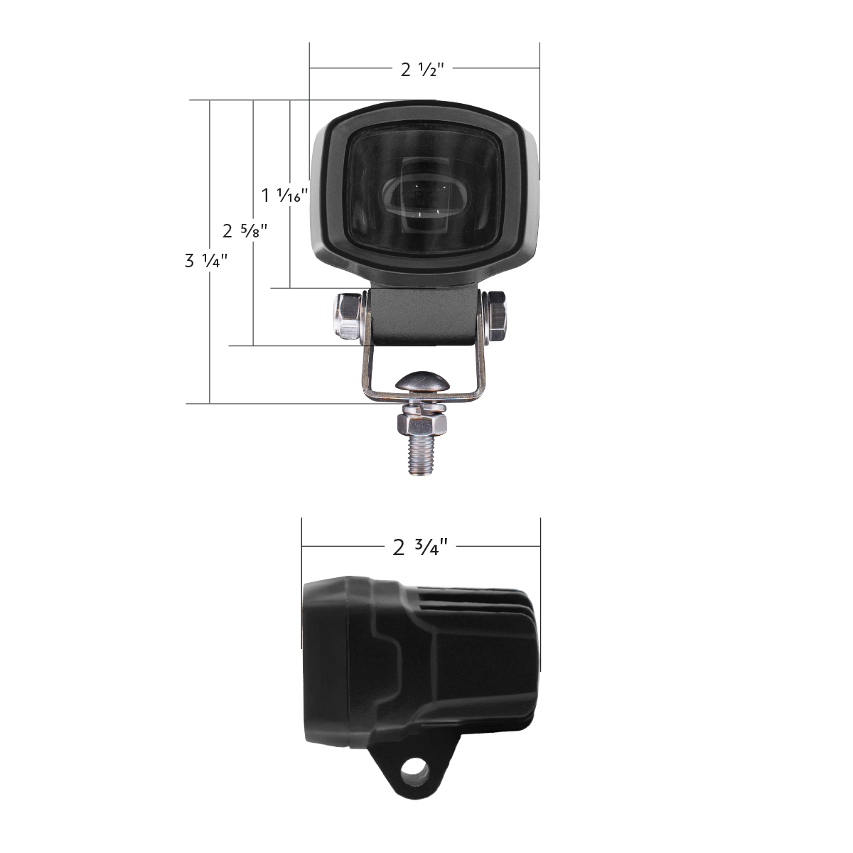 4 Red SMD LED Safety Light - Single Line Beam - Thumbnail 7
