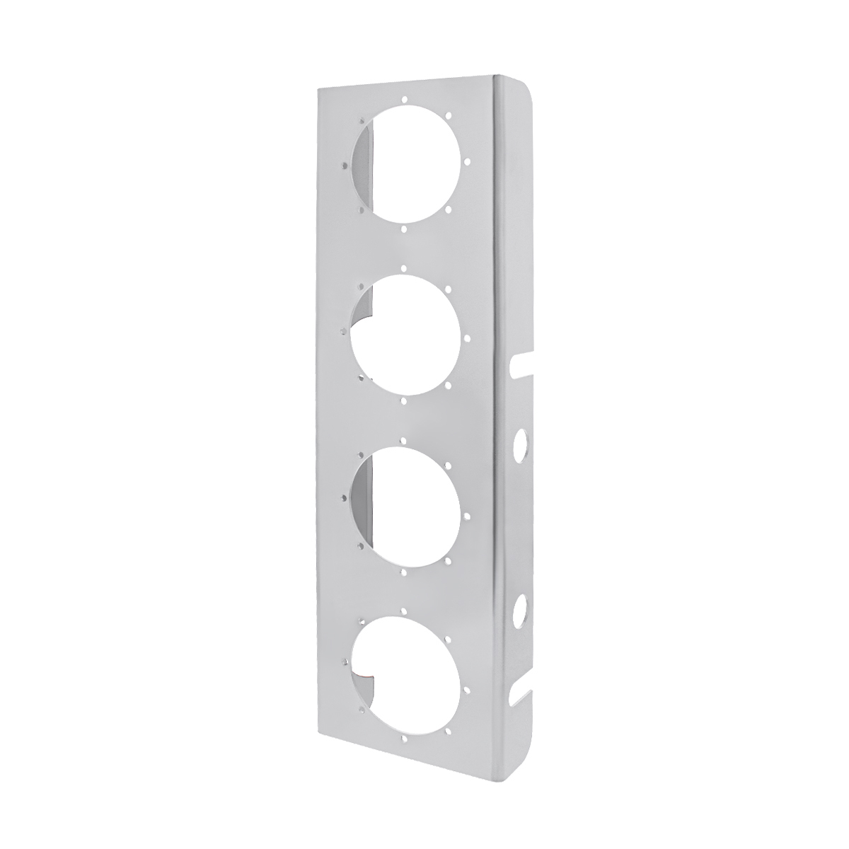 430 Stainless Steel Front Air Cleaner Bracket With Four 2" Round Light Cutouts (Pair) - Thumbnail 6