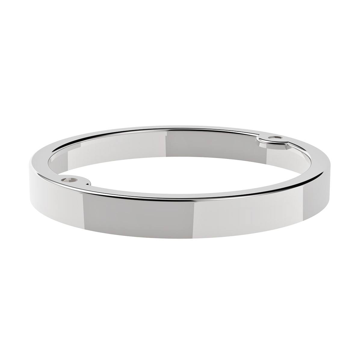 Stainless Steel Low Profile Cab Light Bezel - Thumbnail 2