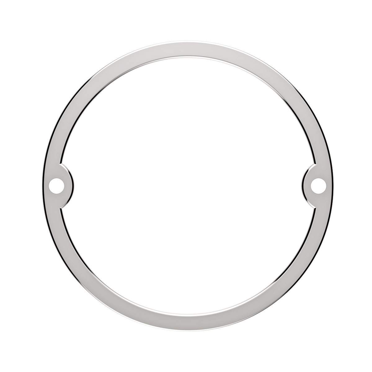 Stainless Steel Low Profile Cab Light Bezel - Thumbnail 5