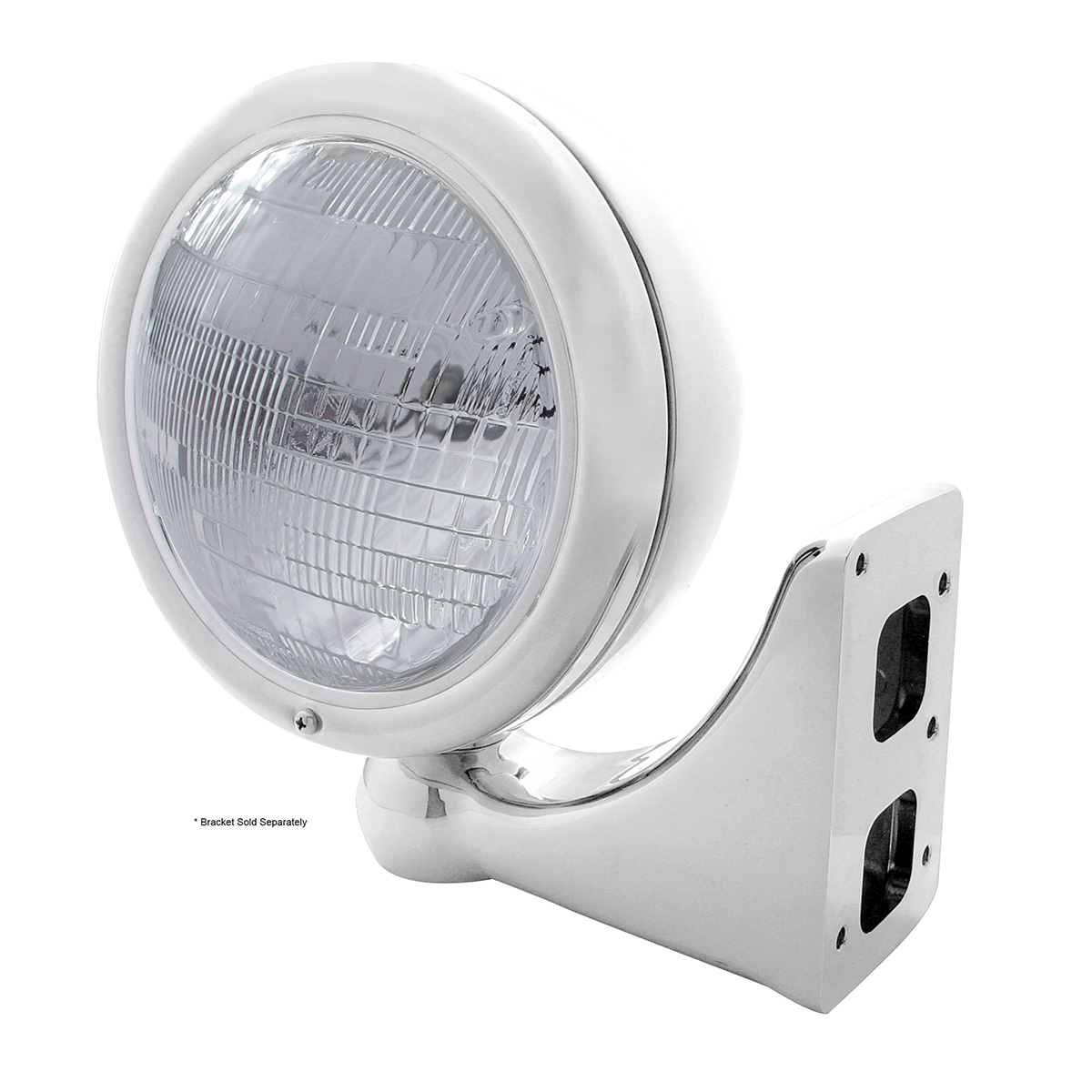 Stainless Steel Classic Headlight 6014 Bulb - Thumbnail 3