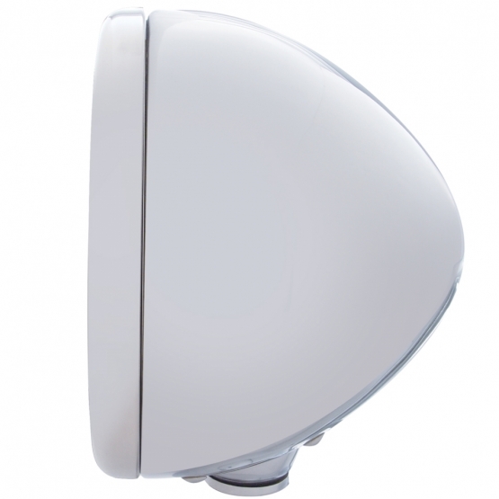 Chrome "CLASSIC" Headlight Housing - No Turn Signal - Thumbnail 2