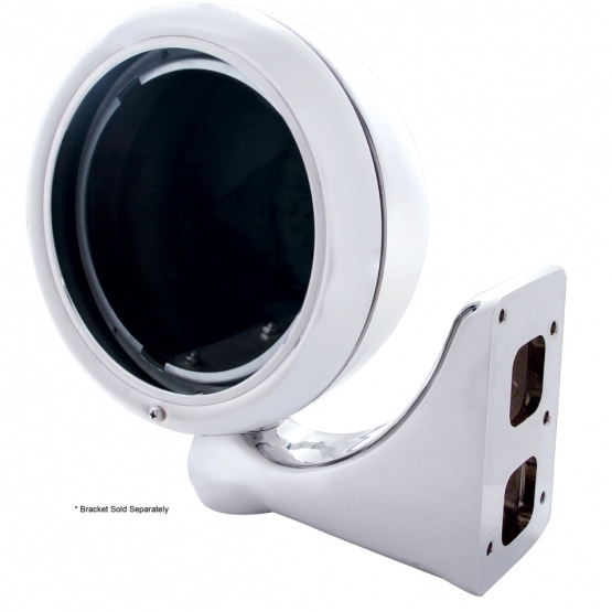 Chrome "CLASSIC" Headlight Housing - No Turn Signal - Thumbnail 3