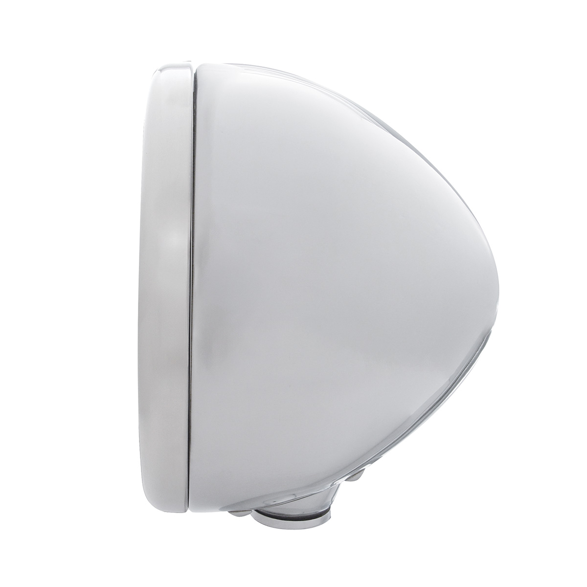 Chrome Classic Headlight 6014 Bulb & Amber Turn Signal Lens - Thumbnail 2