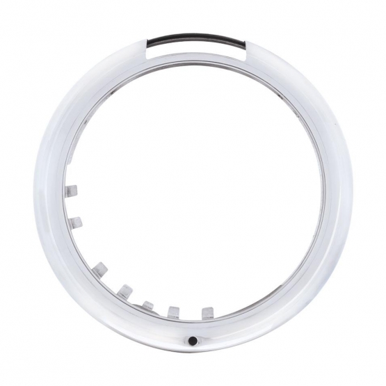 Stainless Steel "Classic" Headlight Bezel With LED Turn Signal Cutout