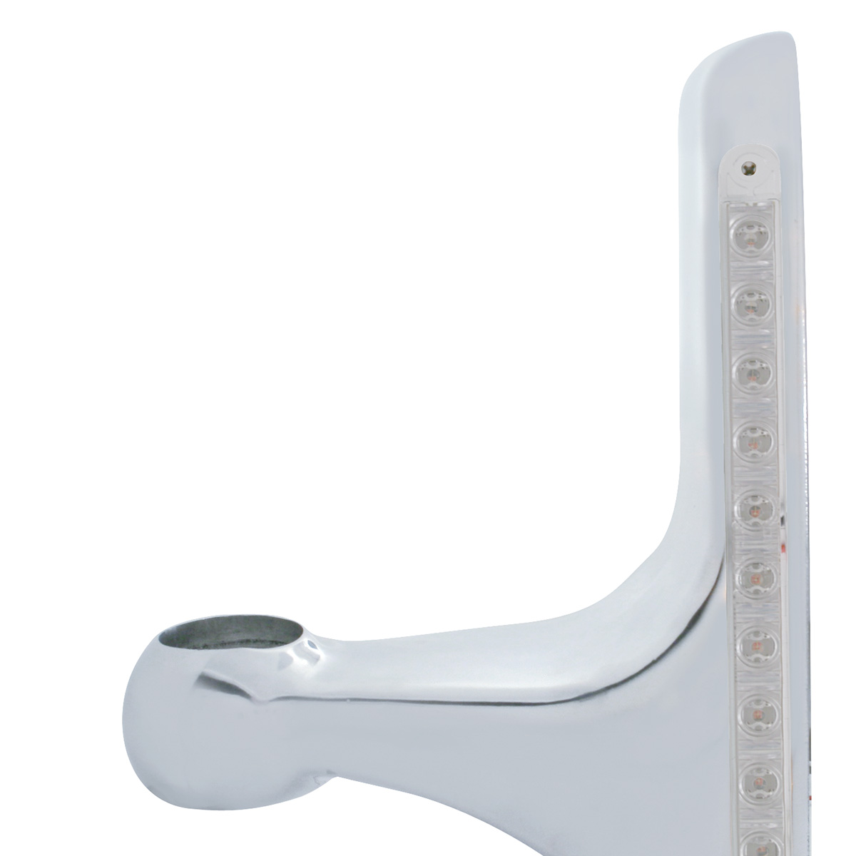 LED Headlight Bracket - 10 Amber LED/Clear Lens (Pair) - Thumbnail 3