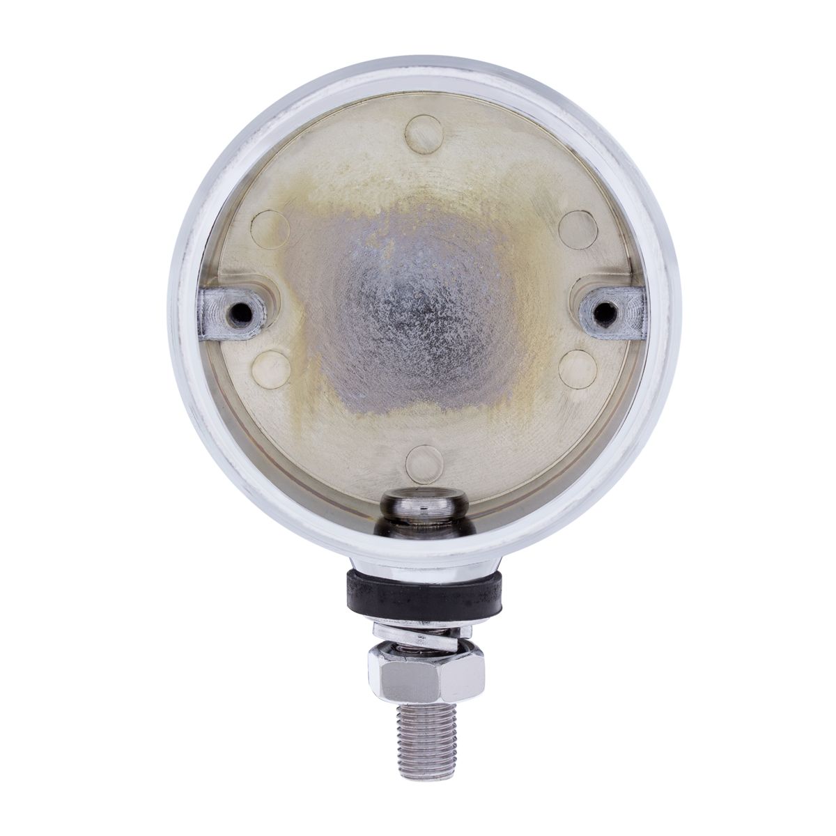 Chrome Die Cast 3" Single Face Light Housing Only for LED (Bulk)