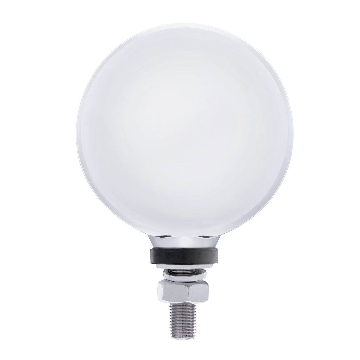 Chrome Die Cast 3" Single Face Light Housing Only for LED (Bulk) - Thumbnail 4