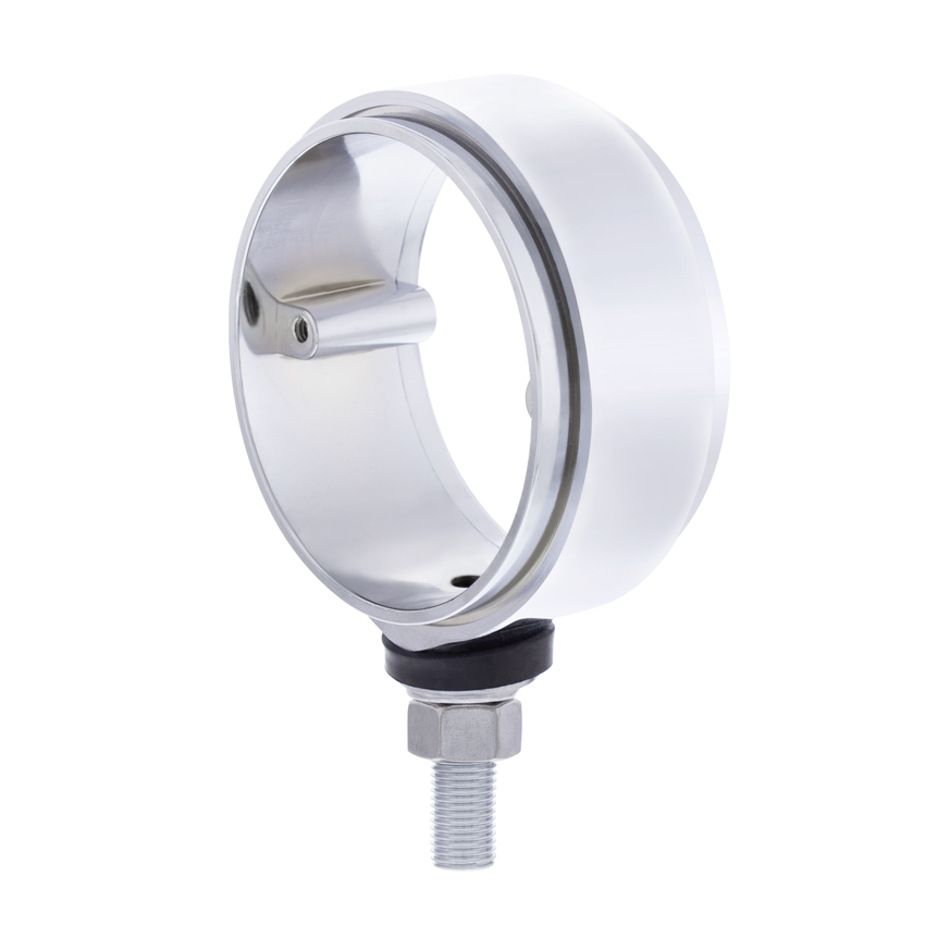 Chrome Die-Cast 3" Double Face Light Housing Only for LED (Bulk) - Thumbnail 2