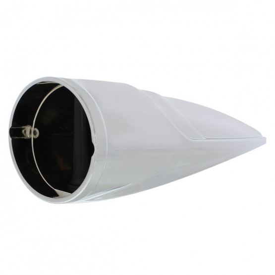 Chrome LED Cab Light Housing Without Visor For Grakon 1000 Style Light (Bulk)