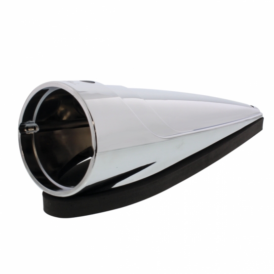 Chrome "Competition Series" LED Cab Light Housing Without Visor For Grakon 1000 Style Light (Bulk)