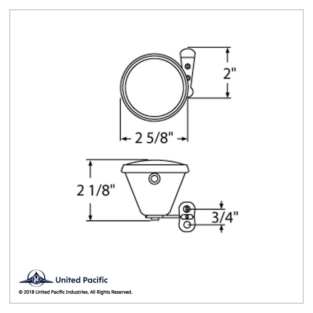 12V Vintage Anti-Glare Interior Light - Purple - Thumbnail 5