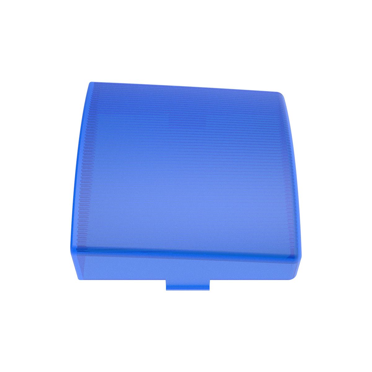 3" X 3" Square Dome Light Lens - Blue