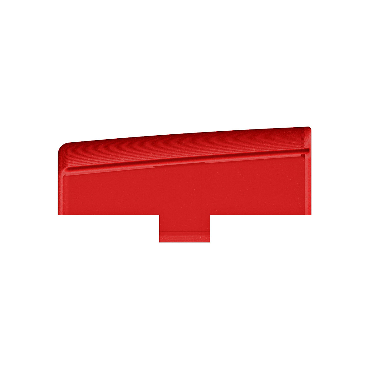 3" x 3" Square Dome Light Lens - Red - Thumbnail 3