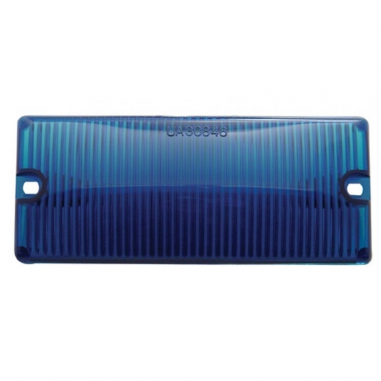 2-3/16" x 5-3/16" Door Light Lens - Blue