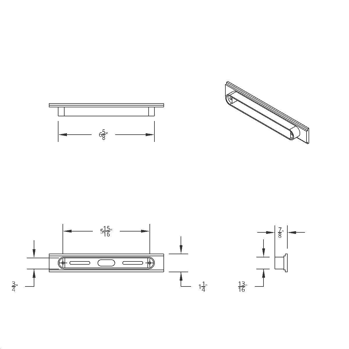 Conspicuity Reflector Plate Light Housing - Red (Bulk) (Each) - Thumbnail 2