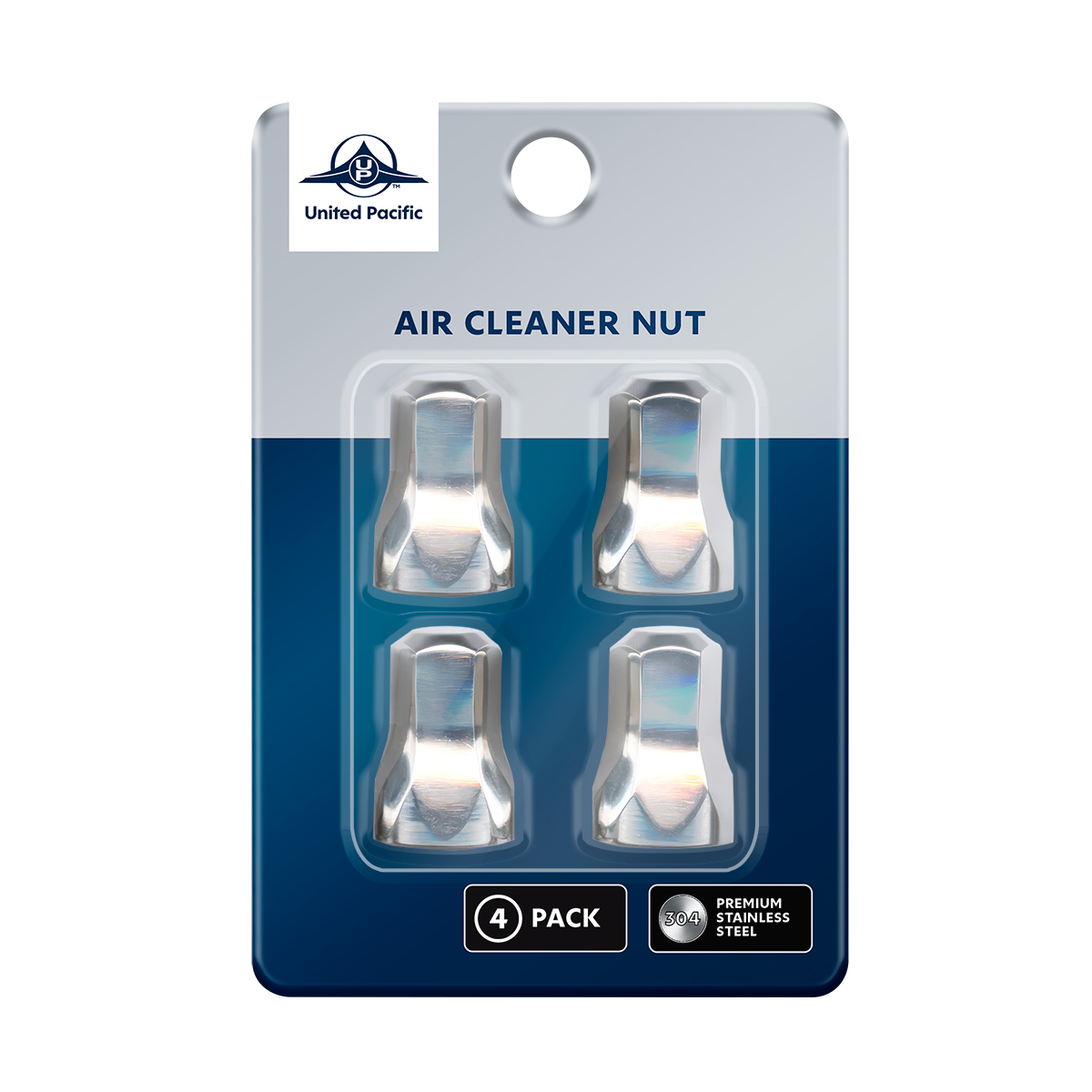 Stainless Steel Air Cleaner Nut Set With 5/16"-18 Thread (Card of 4) - Thumbnail 4