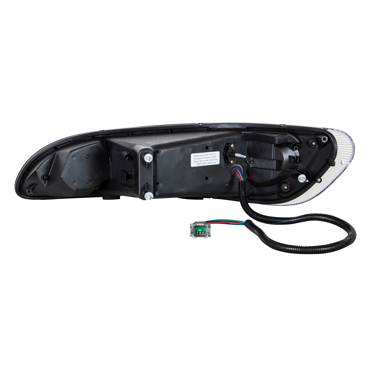 Chrome LED Headlight With LED Turn, Position, & DRL For Peterbilt 386(2005-2015) & 387(1999-2010)- Passenger - Thumbnail 7