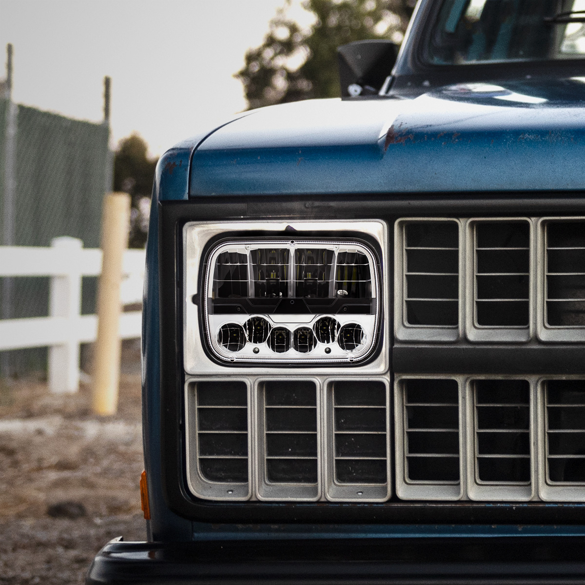 ULTRALIT - High Power LED 5" X 7" Headlight With Polycarbonate Lens & Housing - Thumbnail 6