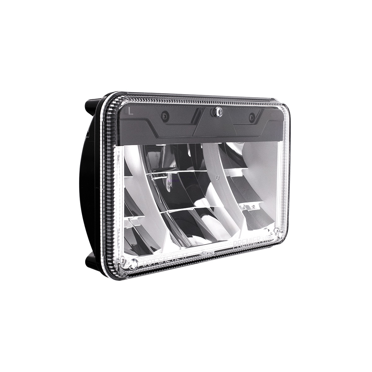 ULTRALIT - High Power LED 4" X 6" Low Beam Headlight With Polycarbonate Lens & Housing - Thumbnail 4
