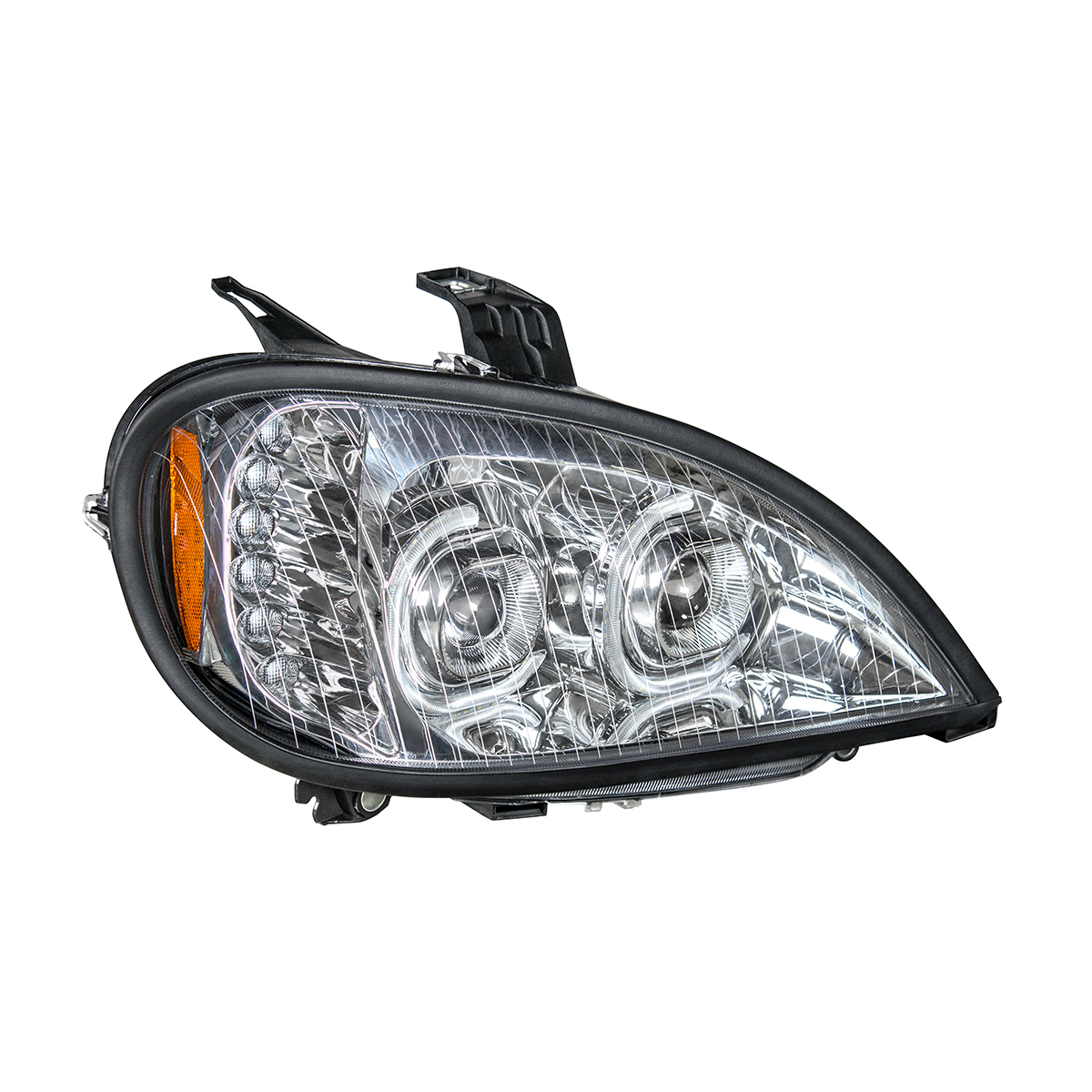 High Power LED Chrome Projection Headlight For 2001-2020 Freightliner Columbia - Passenger - Thumbnail 2