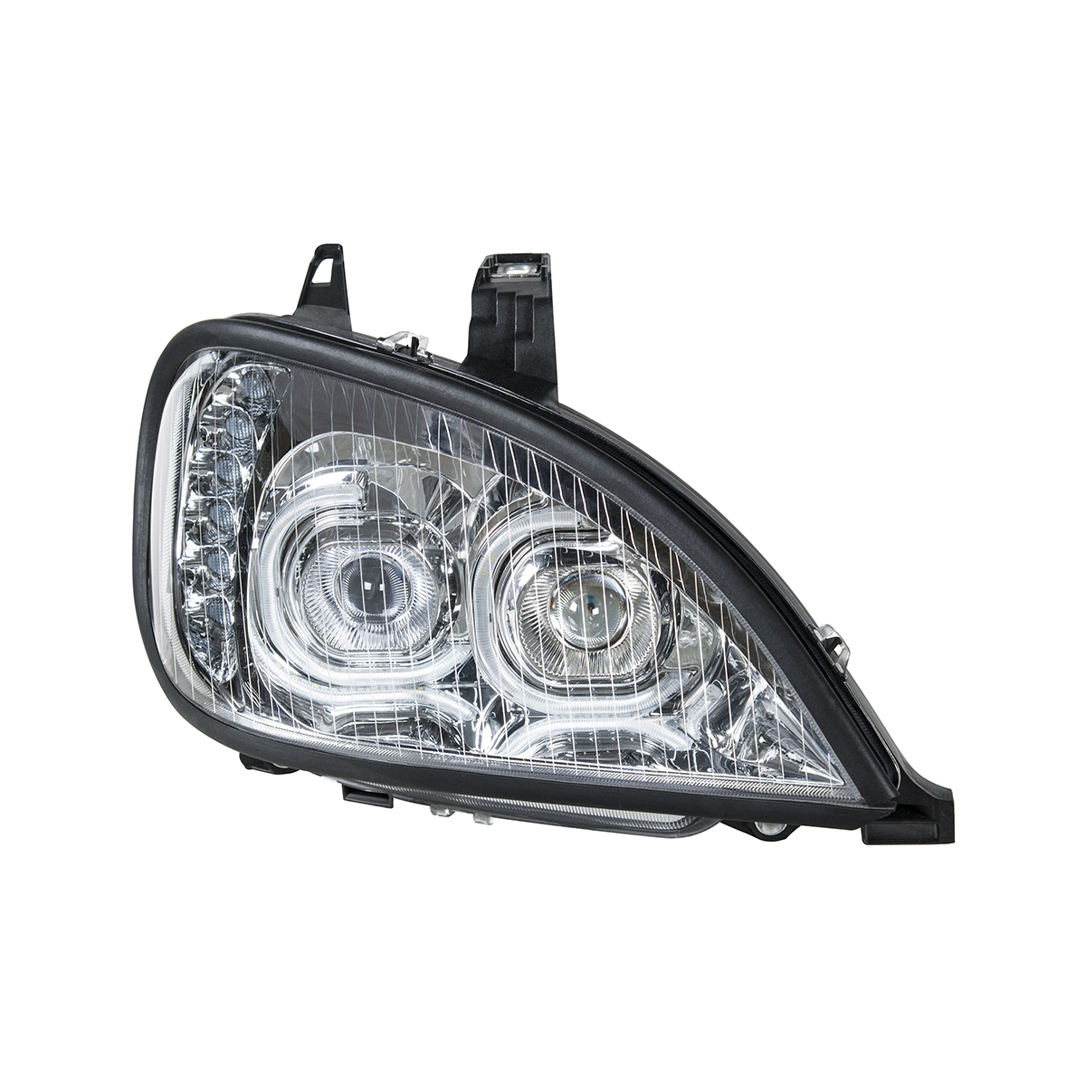 High Power LED Chrome Projection Headlight For 2001-2020 Freightliner Columbia - Passenger - Thumbnail 4
